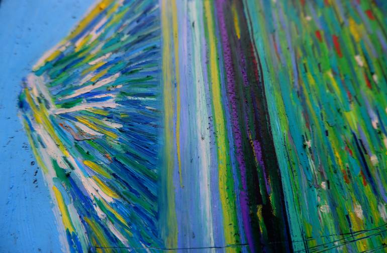 Original Impressionism Boat Painting by Van Lanigh