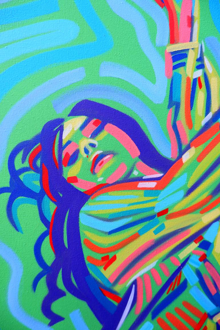 Original Figurative Love Painting by Van Lanigh