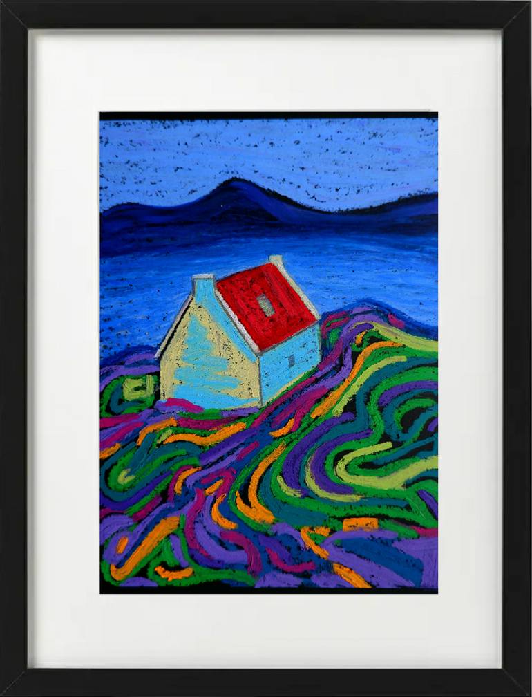 Original Impressionism Seascape Painting by Van Lanigh