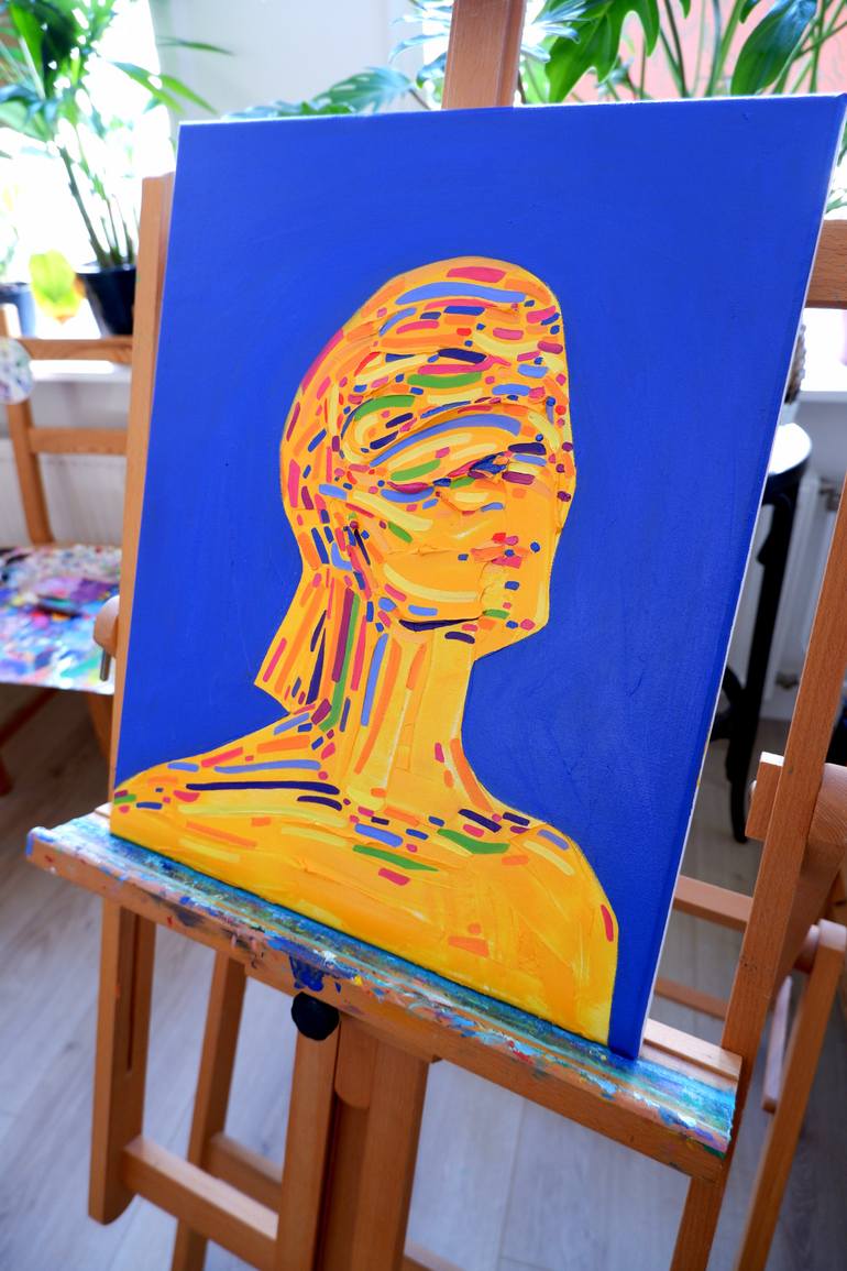 Original Figurative Abstract Painting by Van Lanigh