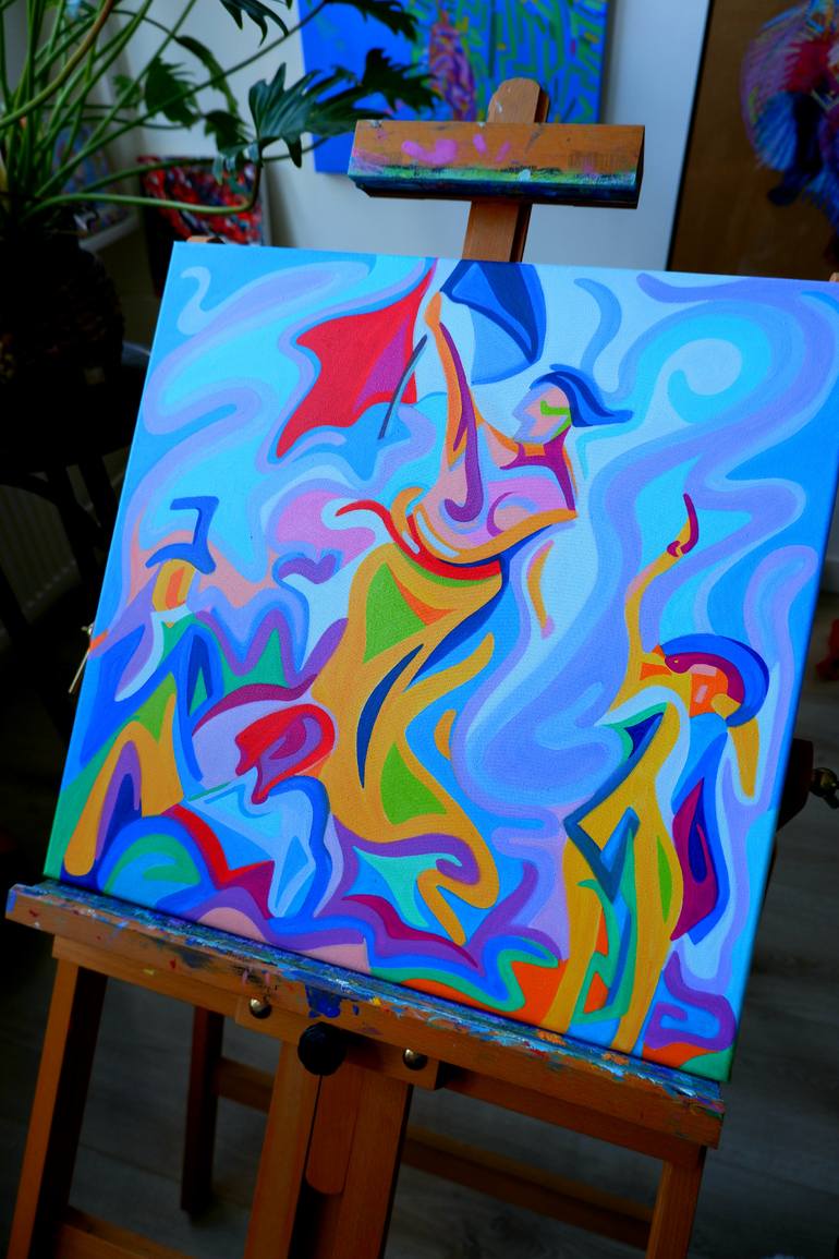 Original Abstract Other Painting by Van Lanigh