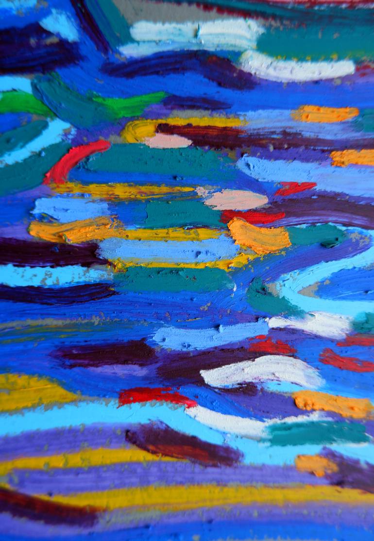 Original Modern Boat Painting by Van Lanigh