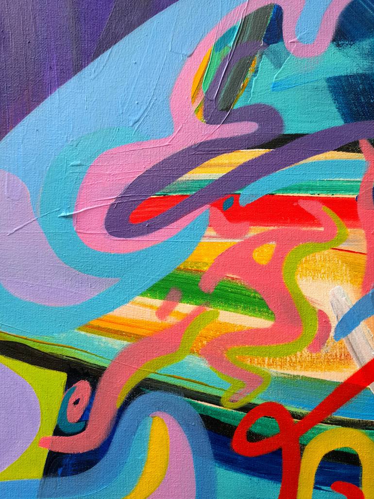 Original Expressionism Abstract Painting by Van Lanigh