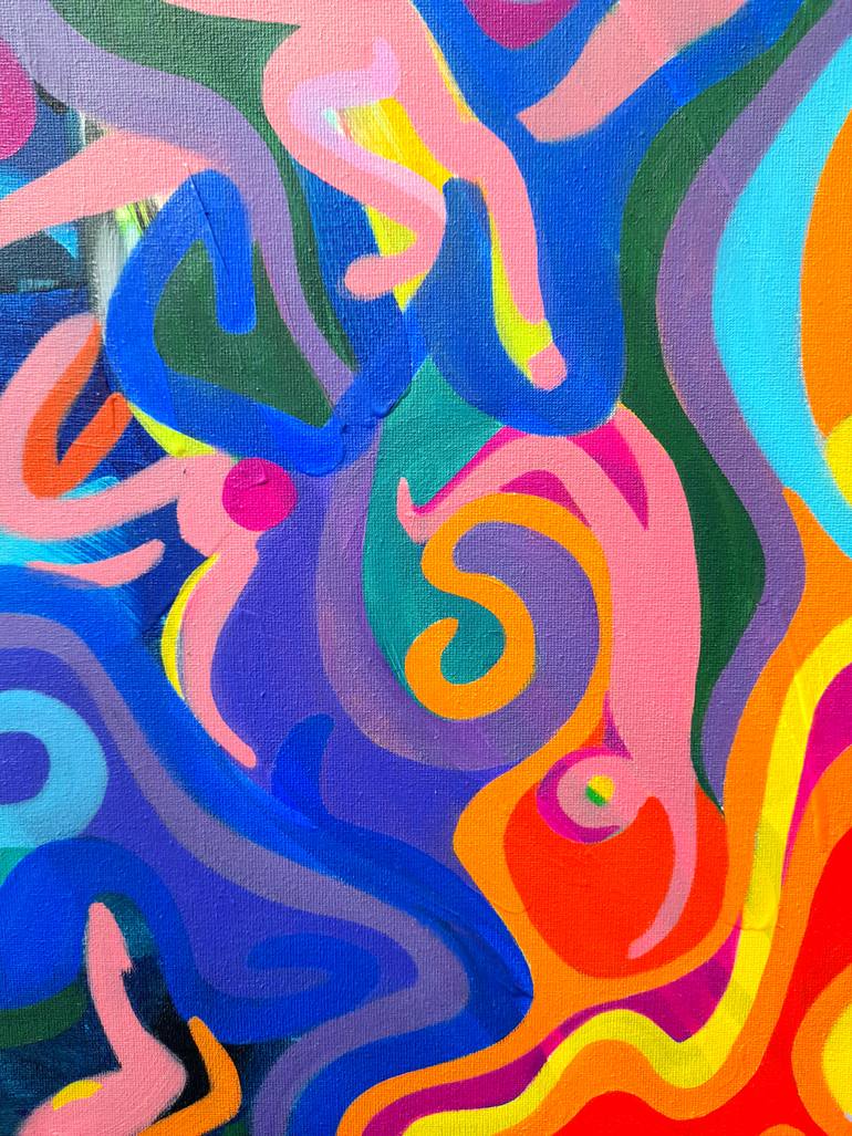 Original Expressionism Abstract Painting by Van Lanigh