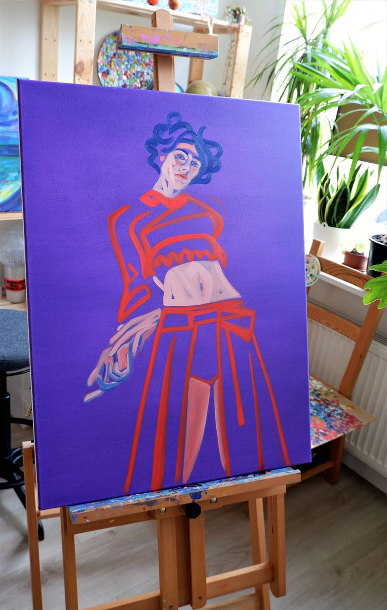 Original Figurative People Painting by Van Lanigh