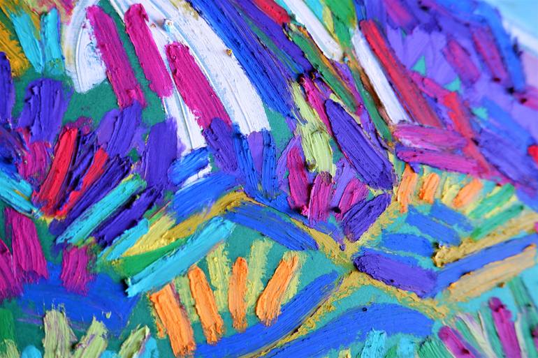 Original Impressionism Landscape Painting by Van Lanigh