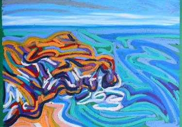 Original Surrealism Seascape Paintings by Van Lanigh