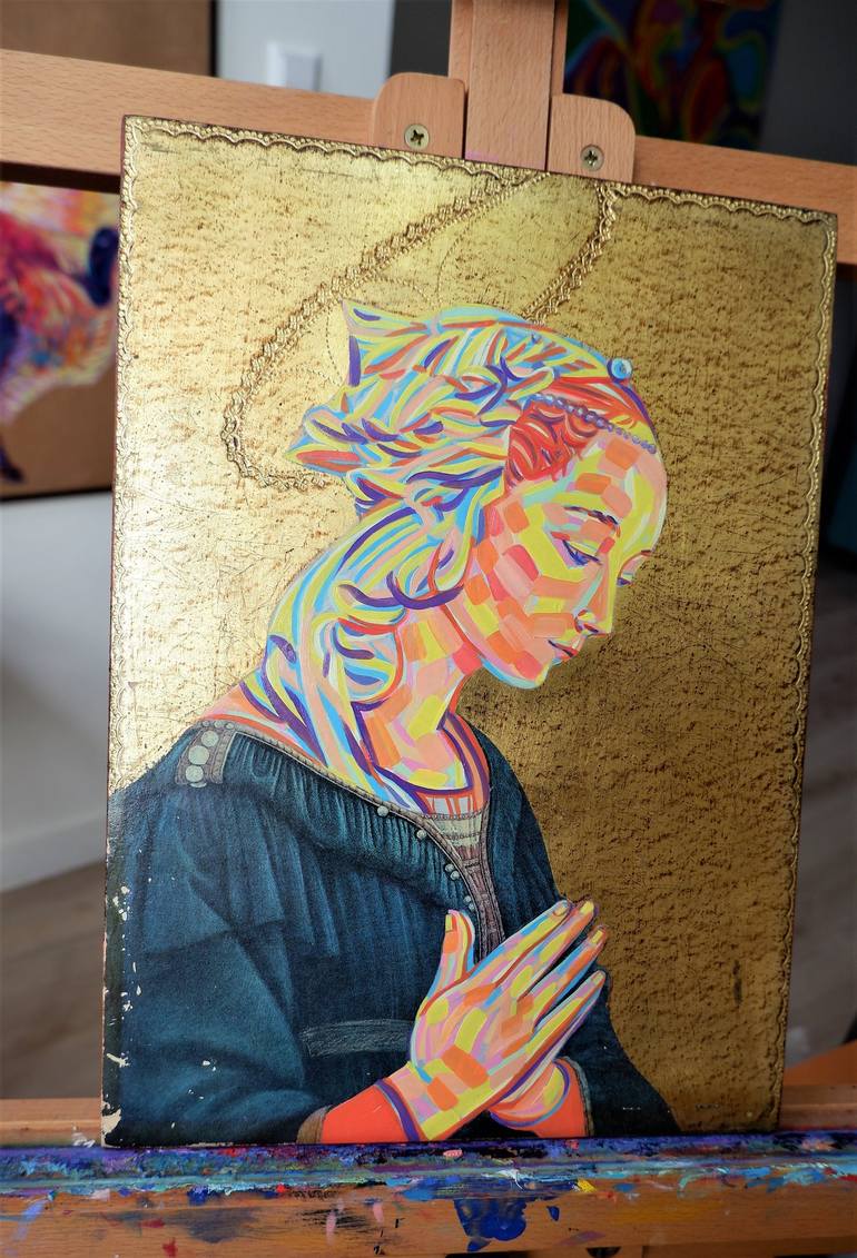 Original Figurative Religious Painting by Van Lanigh