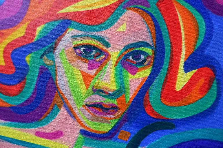 Original Women Painting by Van Lanigh