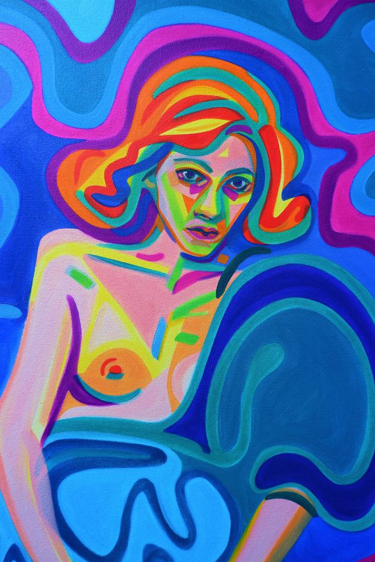 Original Women Painting by Van Lanigh