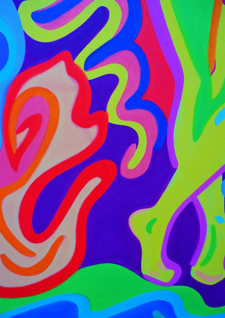 Original Abstract Other Painting by Van Lanigh