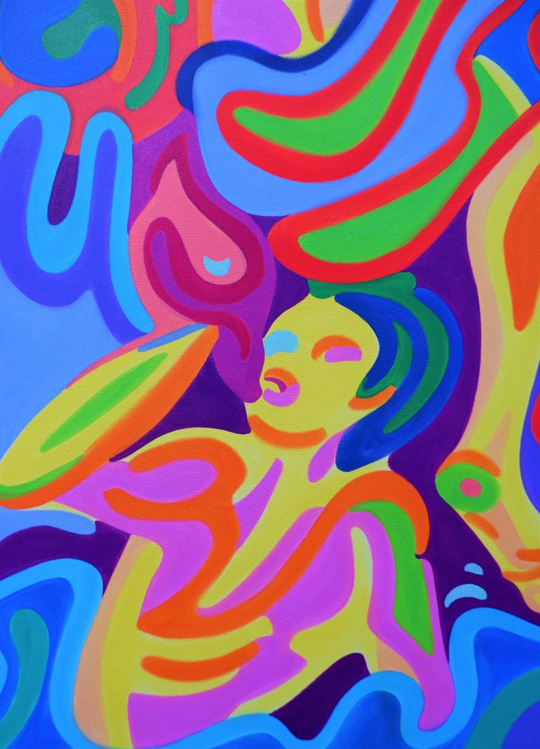 Original Abstract Other Painting by Van Lanigh