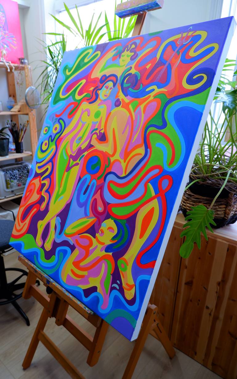 Original Abstract Other Painting by Van Lanigh