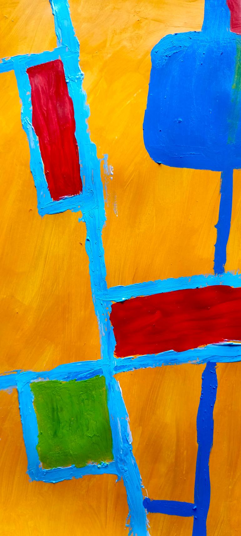 Original Abstract Expressionism Abstract Painting by Fernando Pinilla