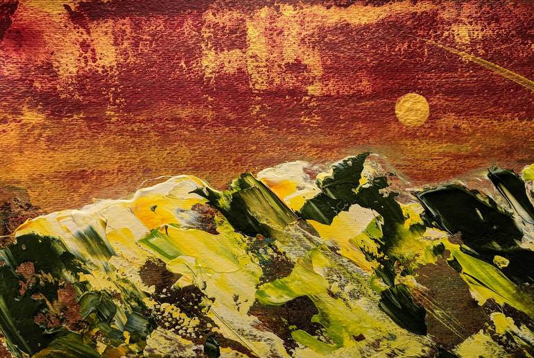 Original Abstract Landscape Painting by Katy Tackes