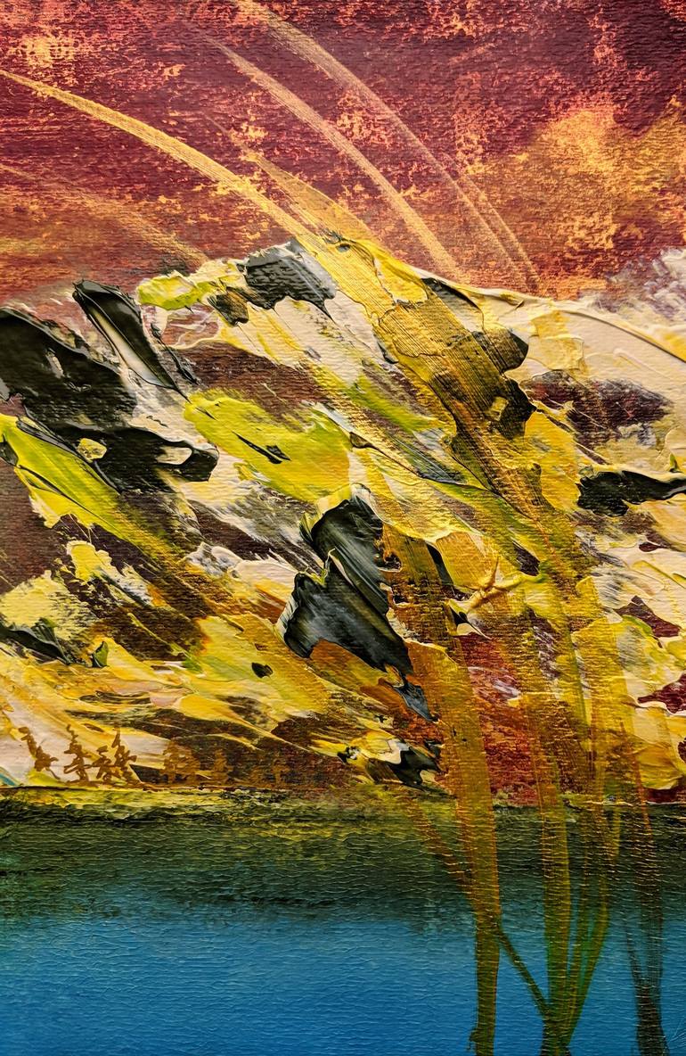 Original Abstract Landscape Painting by Katy Tackes