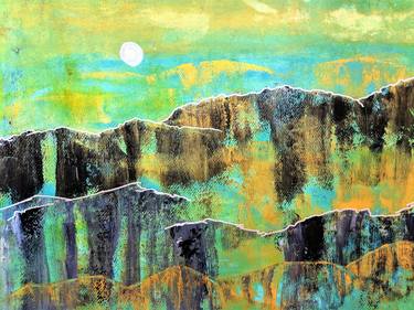 Original Abstract Landscape Paintings by Katy Tackes