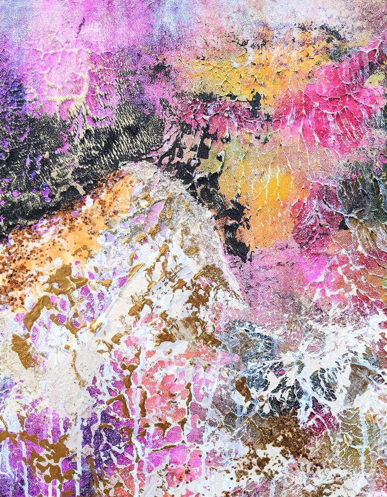 Original Abstract Expressionism Abstract Painting by Katy Tackes