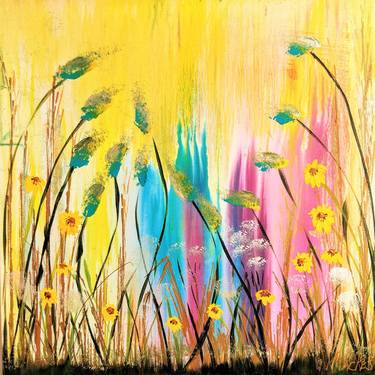Original Abstract Expressionism Nature Paintings by Katy Tackes