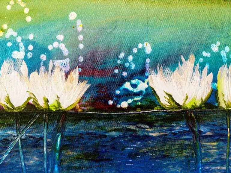 Original Abstract Expressionism Landscape Painting by Katy Tackes