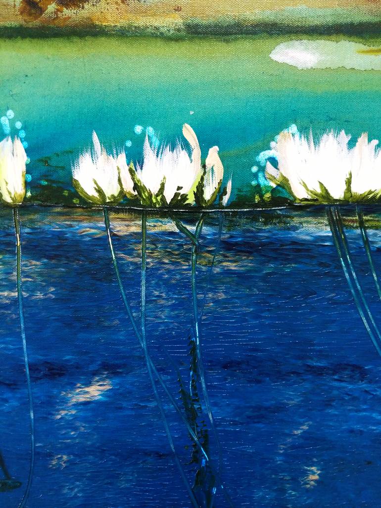 Original Abstract Expressionism Landscape Painting by Katy Tackes