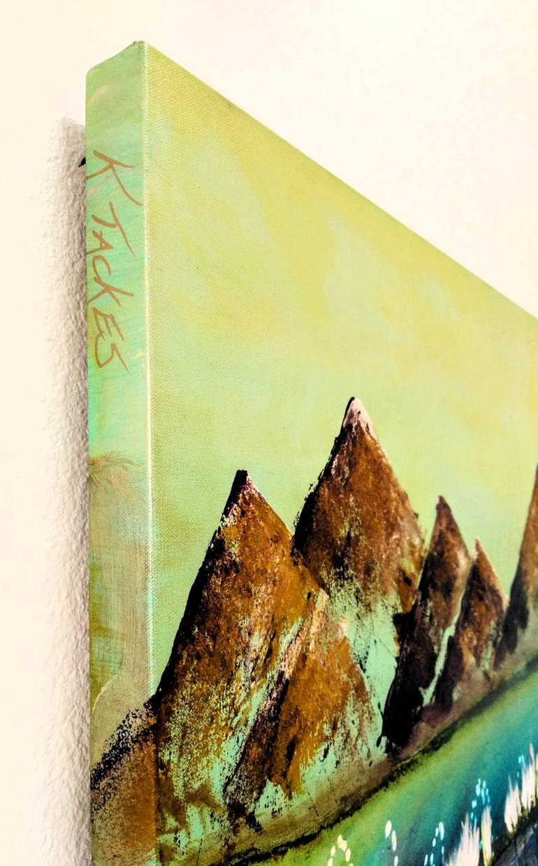 Original Abstract Expressionism Landscape Painting by Katy Tackes