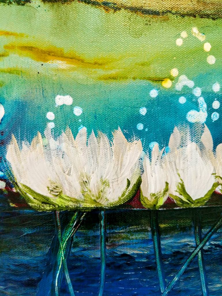 Original Abstract Expressionism Landscape Painting by Katy Tackes