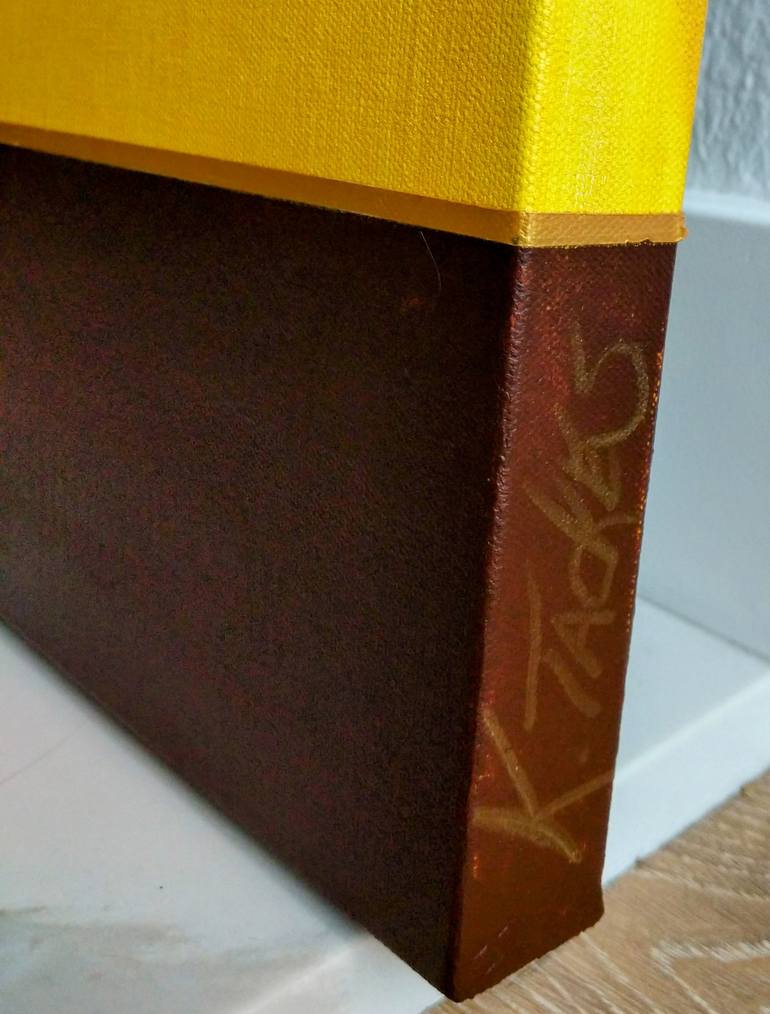 Original Abstract Expressionism Abstract Painting by Katy Tackes