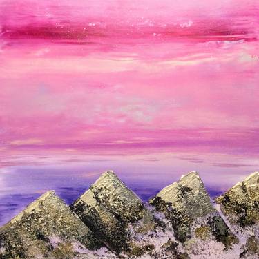 Original Abstract Expressionism Abstract Painting by Katy Tackes