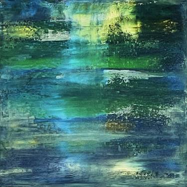 Original Abstract Expressionism Abstract Painting by Katy Tackes