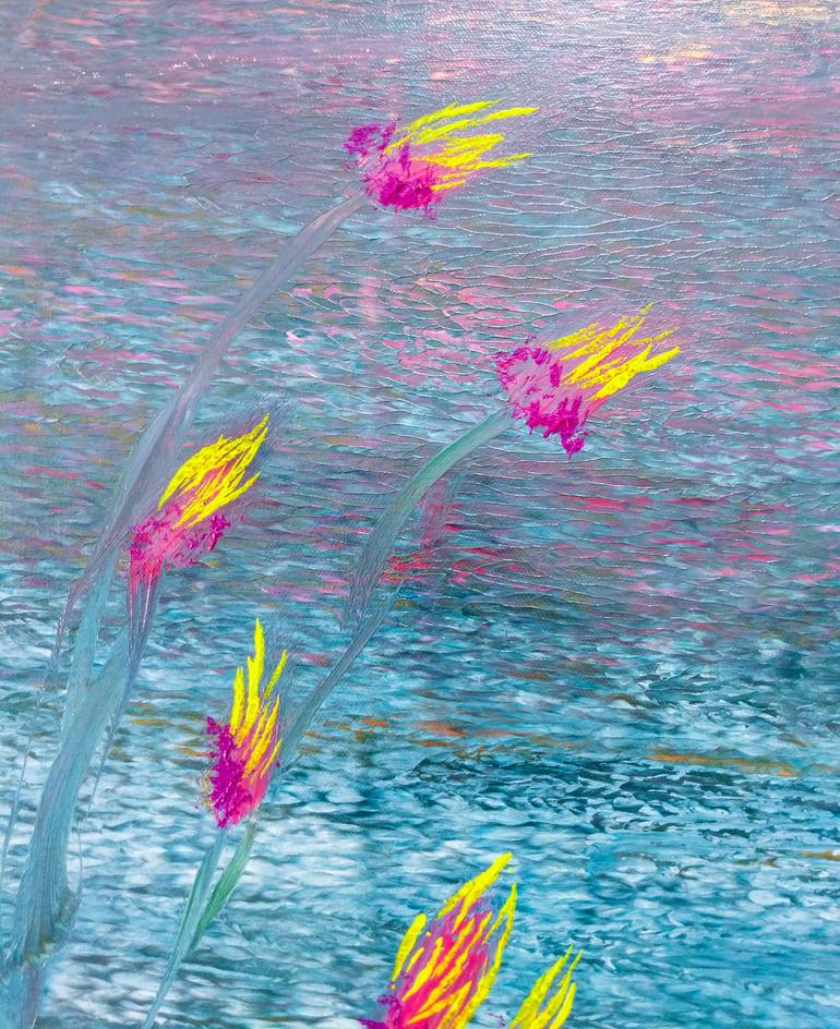 Original Abstract Landscape Painting by Katy Tackes