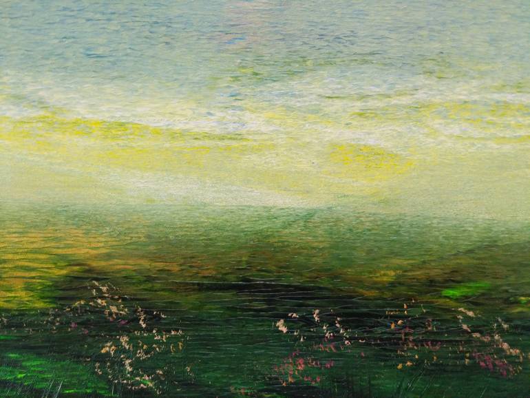 Original Abstract Landscape Painting by Katy Tackes