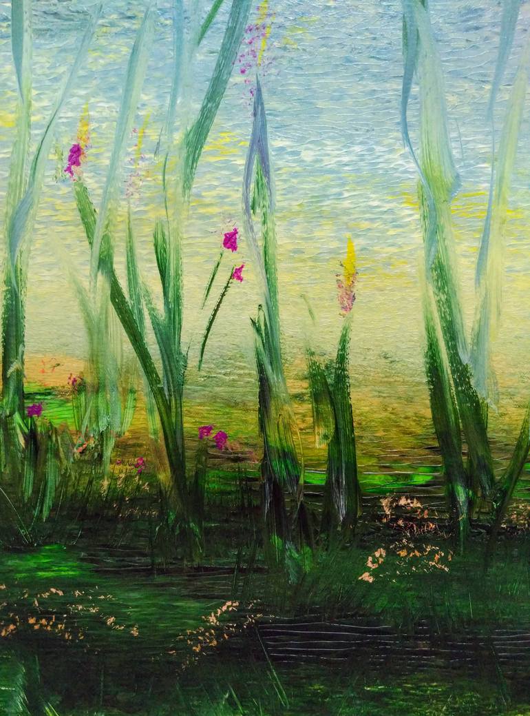 Original Abstract Landscape Painting by Katy Tackes