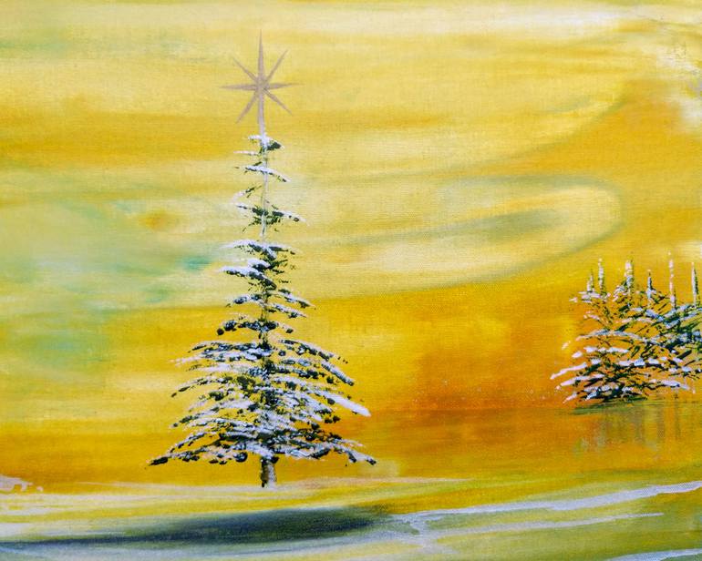 Original Abstract Expressionism Landscape Painting by Katy Tackes