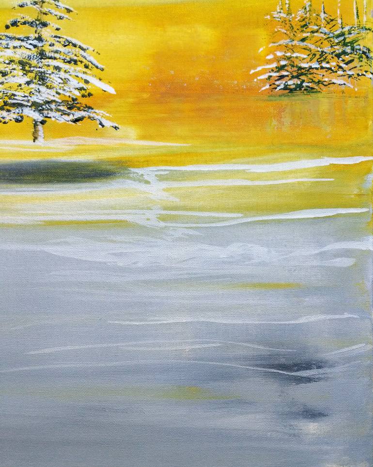 Original Abstract Expressionism Landscape Painting by Katy Tackes