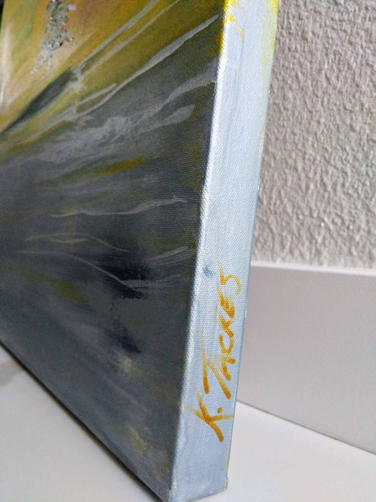 Original Abstract Expressionism Landscape Painting by Katy Tackes