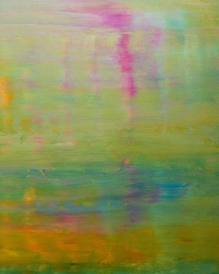 Original Abstract Expressionism Abstract Painting by Katy Tackes