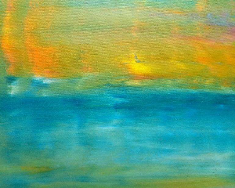 Original Abstract Expressionism Abstract Painting by Katy Tackes