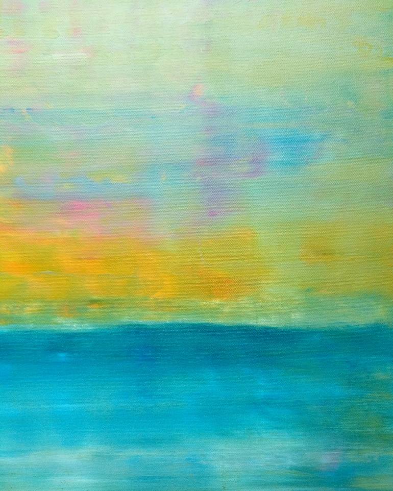 Original Abstract Expressionism Abstract Painting by Katy Tackes