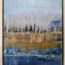 example of silver toned floater frame