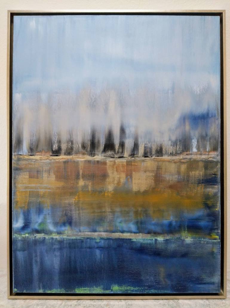 Original Abstract Expressionism Abstract Painting by Katy Tackes