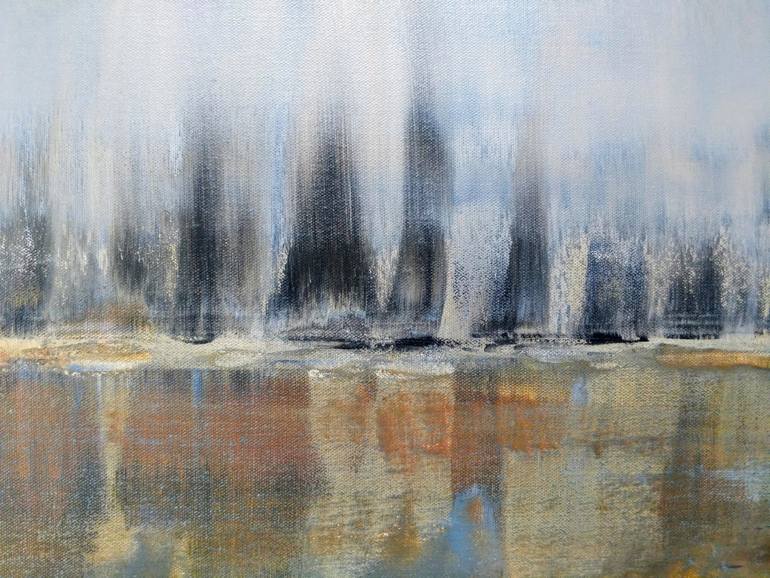 Original Abstract Expressionism Abstract Painting by Katy Tackes