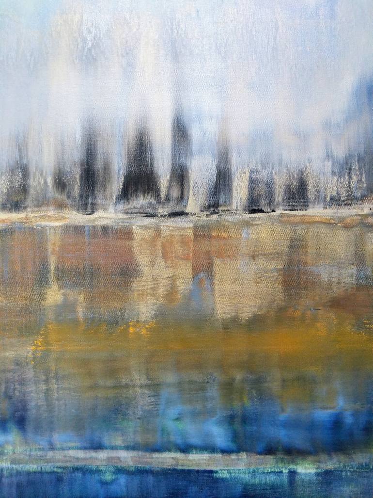 Original Abstract Expressionism Abstract Painting by Katy Tackes