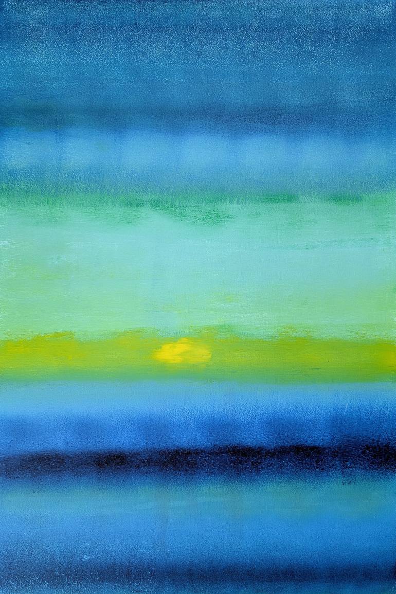 Spirit Of Emerald Green Painting by Katy Tackes | Saatchi Art