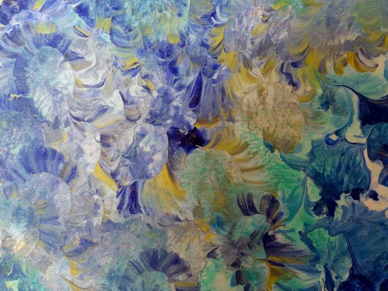 Original Impressionism Abstract Painting by Katy Tackes