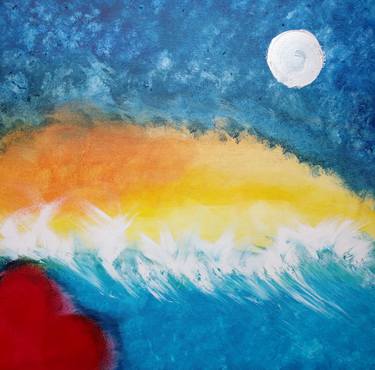 Original Abstract Seascape Paintings by Katy Tackes