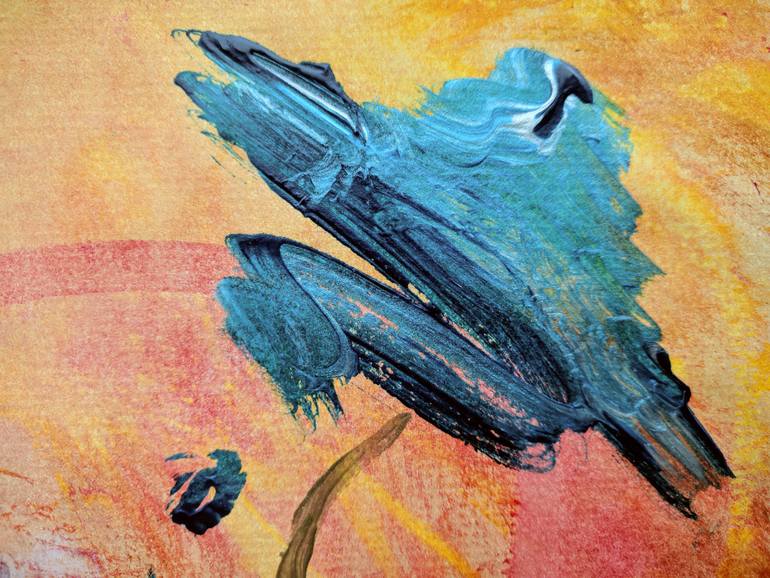 Original Abstract Expressionism Abstract Painting by Katy Tackes