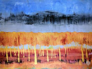 Original Abstract Landscape Paintings by Katy Tackes