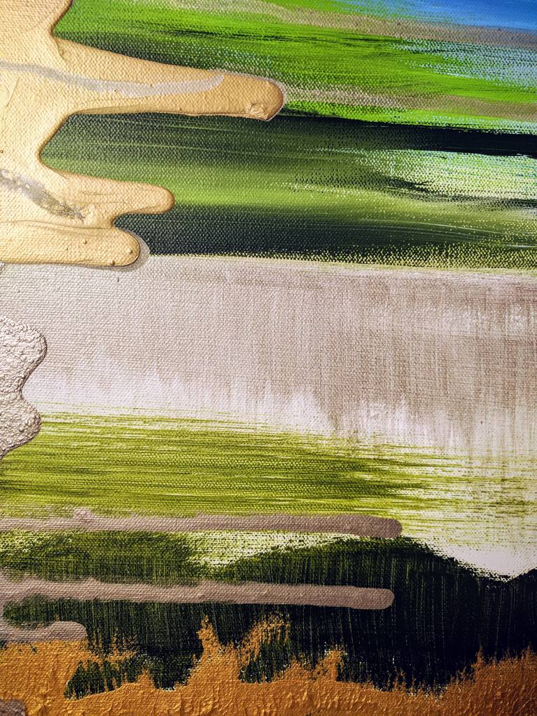 Original Abstract Expressionism Abstract Painting by Katy Tackes