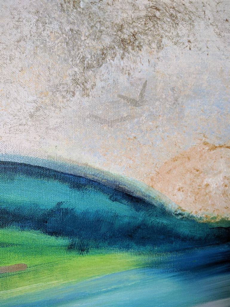 Original Abstract Expressionism Abstract Painting by Katy Tackes